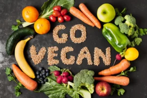 Go vegan Vegetarianism for health